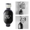 Strong Steel Shower Head Temperature Monitors Waterproof Housing Fast Thermal Response Bathroom Upgrades