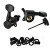 6-Piece Right Locking Guitar Tuners | High-Precision 1:18 Gear | Fit Electric & Acoustic Guitars
