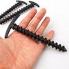 10pcs/Pack Outdoor Camping Peg Ground Nails Screw Anchor Stakes Hiking Tent Pins