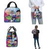 Teens Titans Go Beast Boy Thermal Insulated Lunch Bags for Picnic Portable Food Bag Container Men Women Thermal Cooler Lunch Box