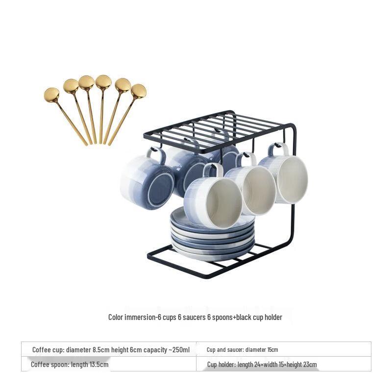 TXRMDX European Style Ceramic Breakfast Mug Set