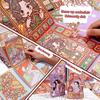 Big Transformation Sticker Book Small Patterns Handmade Stickers Dress Up Stickers  For Children
