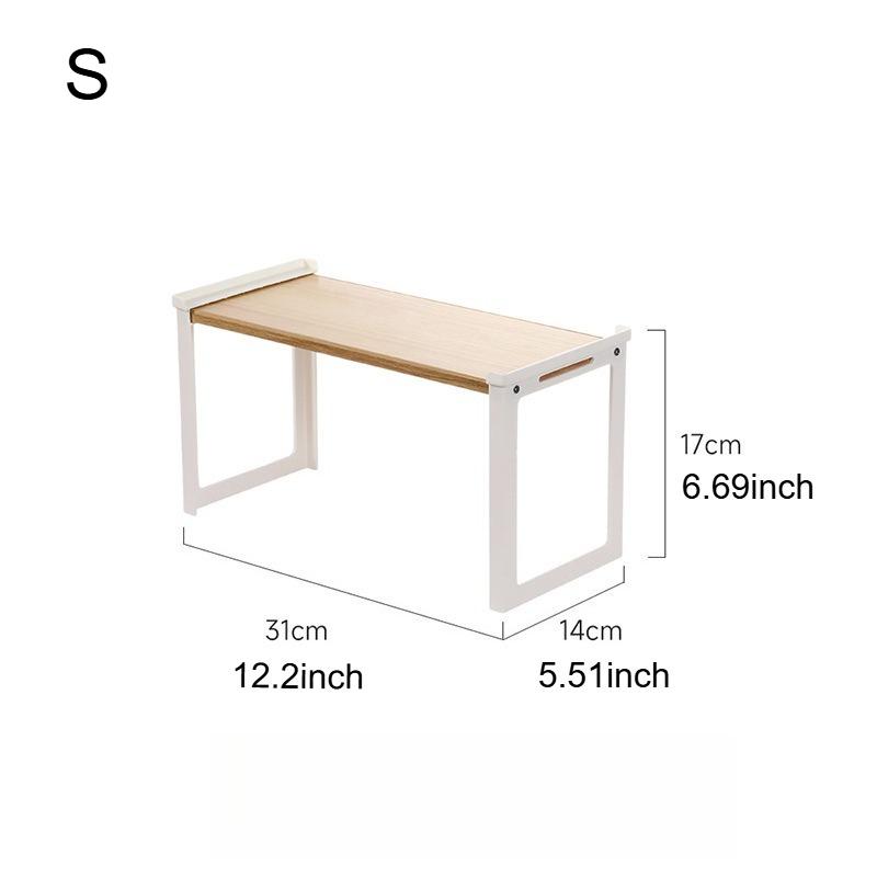 

New Wooden Storage Rack for Kitchen and Tea Room,seasoning Coffee Cup Cosmetic Organize Rack Office Student Stationery Organizer