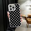 Kropki Art Fashion Design Miękkie Etui na Telefon dla iPhone 15 16 17 Pro Max 17Air 16E 14 Plus 13 12 Mini Odporne na Wstrząsy Pokrowiec Tylny She