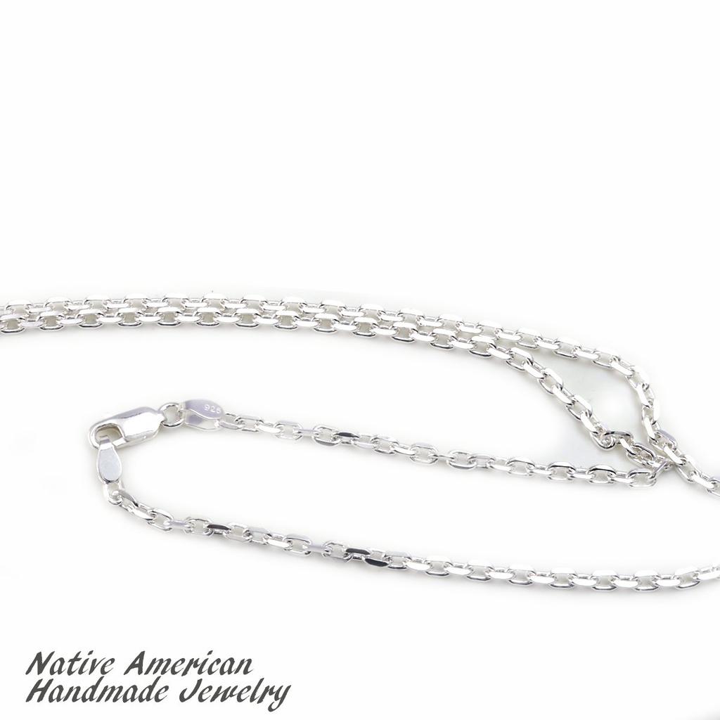 [STERLING SILVER 925] Feather Silver Necklace Pendant Chain AMTHANE-004