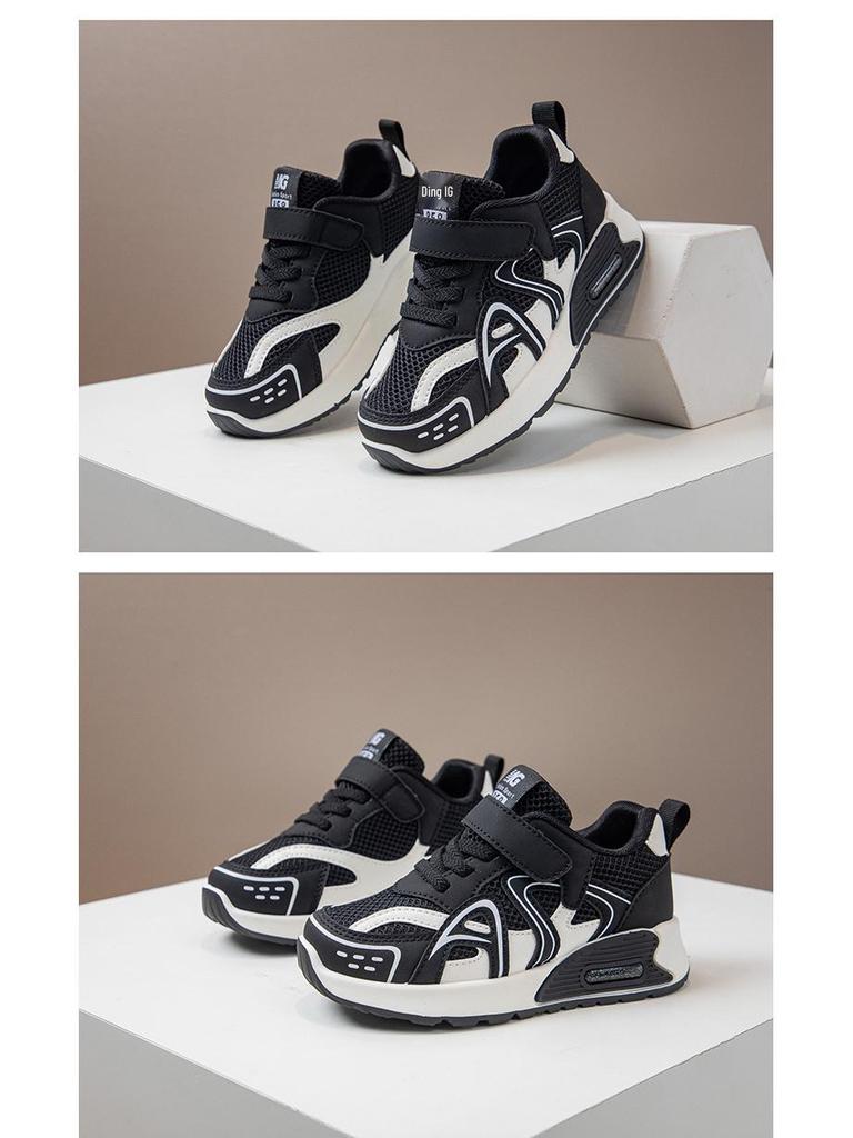 2026 Spring Kids' Breathable Mesh Sports Shoes - Versatile, Fashionable, Soft Sole, Non-slip Casual Footwear for Medium & Large Children