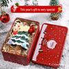 Christmas Eve Knitted Wool Tree Ornament Gift Box for Kids
