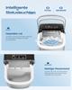 SONGMICS Ice Machine, Self-Cleaning Cube Machine, 9 Cubes in 6 Minutes in 2 Sizes, 12 kg in 24 Hours, Portable, Home, Kitchen, Office, Parties