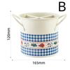 Retro Tableware Storage Bucket Draining Rack with Divider Kitchen Knife and Fork Storage Box Home Decoration for Kitchen Tools
