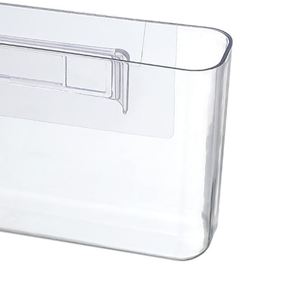 Transparent Wall Mount Organizer Plastic Wall Phone Holder Adhesive Storage Bin  Bedroom