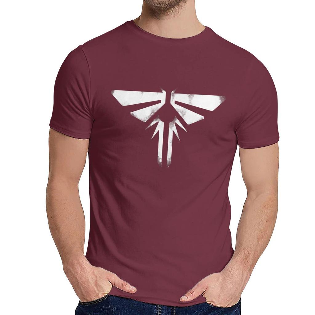 Round Neck The Last Of Us Fireflies Short Sleeve Graphic Print Unisex Soft Slim La