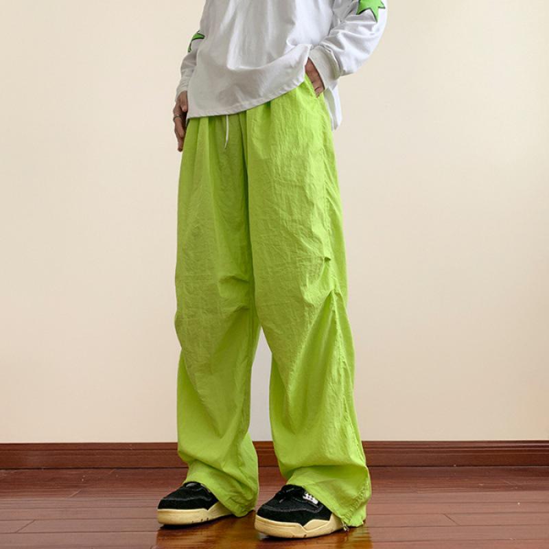 

Женские быстросохнущие летние брюки прямого кроя с завышенной талией, стройнящие 2XL зелёный