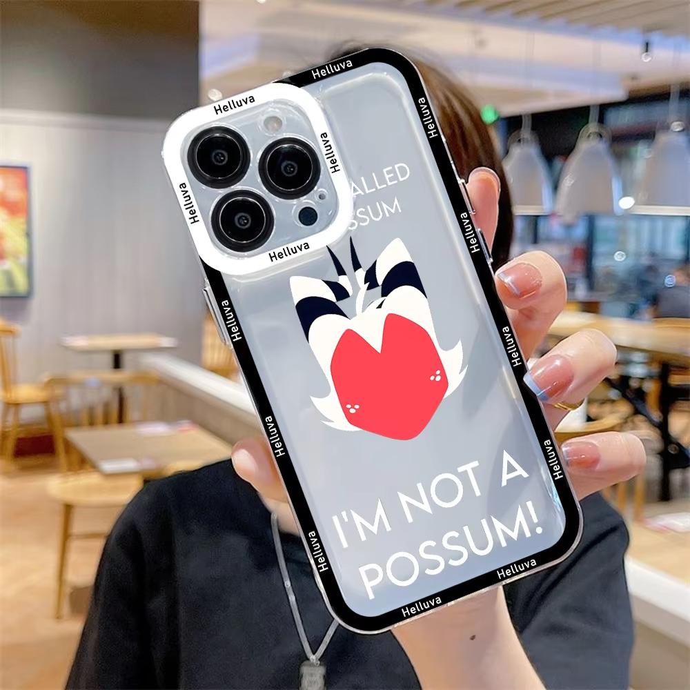 

Чехол для телефона Helluva Boss для iPhone 16 и 15 14 13 12 11 Pro Max Plus Mini X XS XR SE 2020 2022 Hazbin HotelFunda Coque iPhone 14 Plus