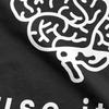 Please Use It Your Brain T-Shirts Men Funny Pure Cotton Tee Shirt Round Collar Short Sleeve T Shirts Summer Clothing