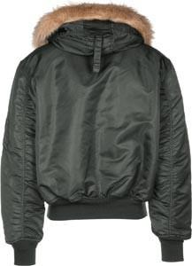 Winter Jacket Alpha Industries 45P Hooded Rep.grey