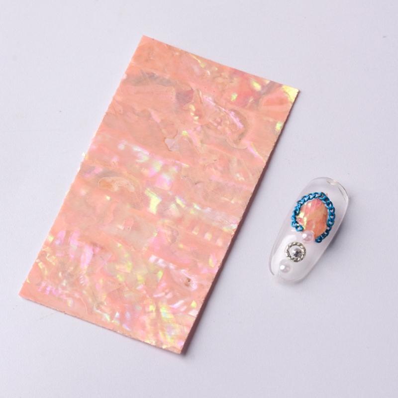 Abalone Shells Sticker Sheet Self Adhesive for Jewelry Making Craft Photo Album Phone Case Embellishment
