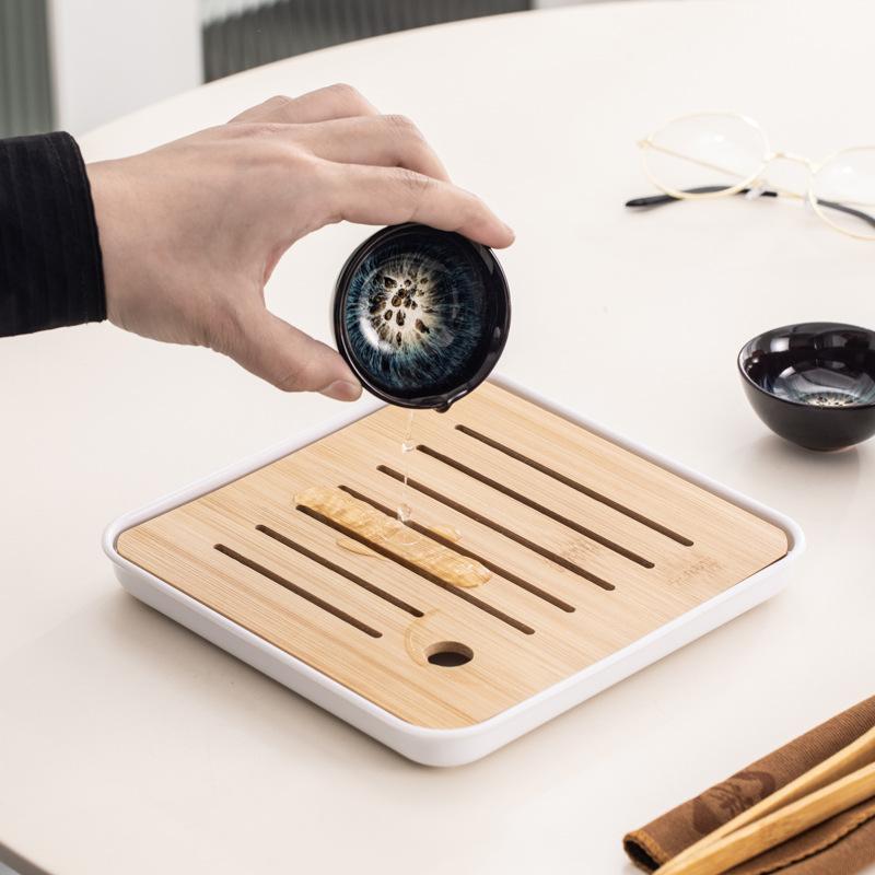 Creative promising future, souvenir gifts, sand gold portable travel tea set, suitable for business and festival gifts