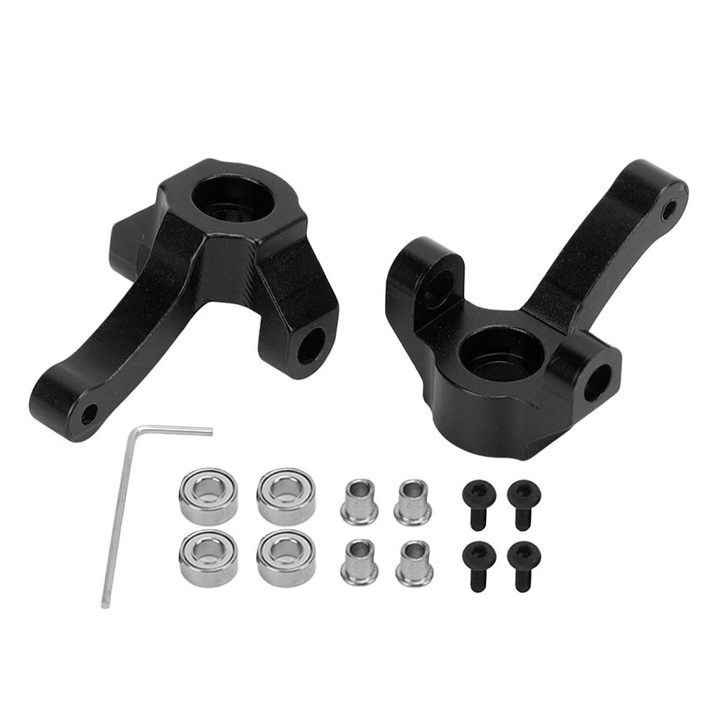 Aluminum Alloy Steering Cup RC Remote Control Car Steering Cup for HBX 1 24 2098B Climbing CarBlack