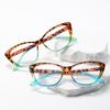 New Cat-Eye Anti-Blue Light Presbyopia Eyewear Stylish High-Definition and Comfortable Reading Glasses Diopter 0 To +4.0