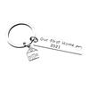 2021 New Home Keychain Stainless Steel Keychain Housewarming Gift New Home Gift