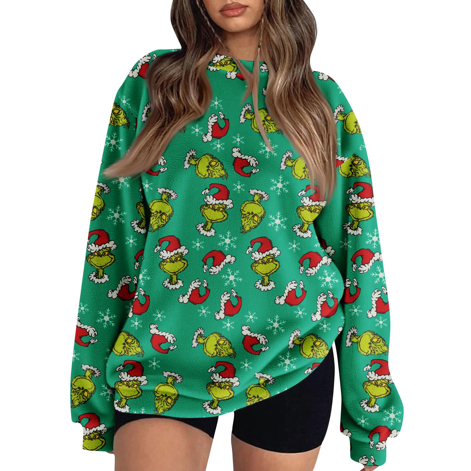 

Женская толстовка с цветными блоками, повседневная удобная свободная легкая женская толстовка с длинным рукавом и круглым вырезом S зелёный