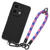 Case - Xiaomi - Redmi Note 13 4g - Shockproof - Silicone - Removable Tricolor Bracelet