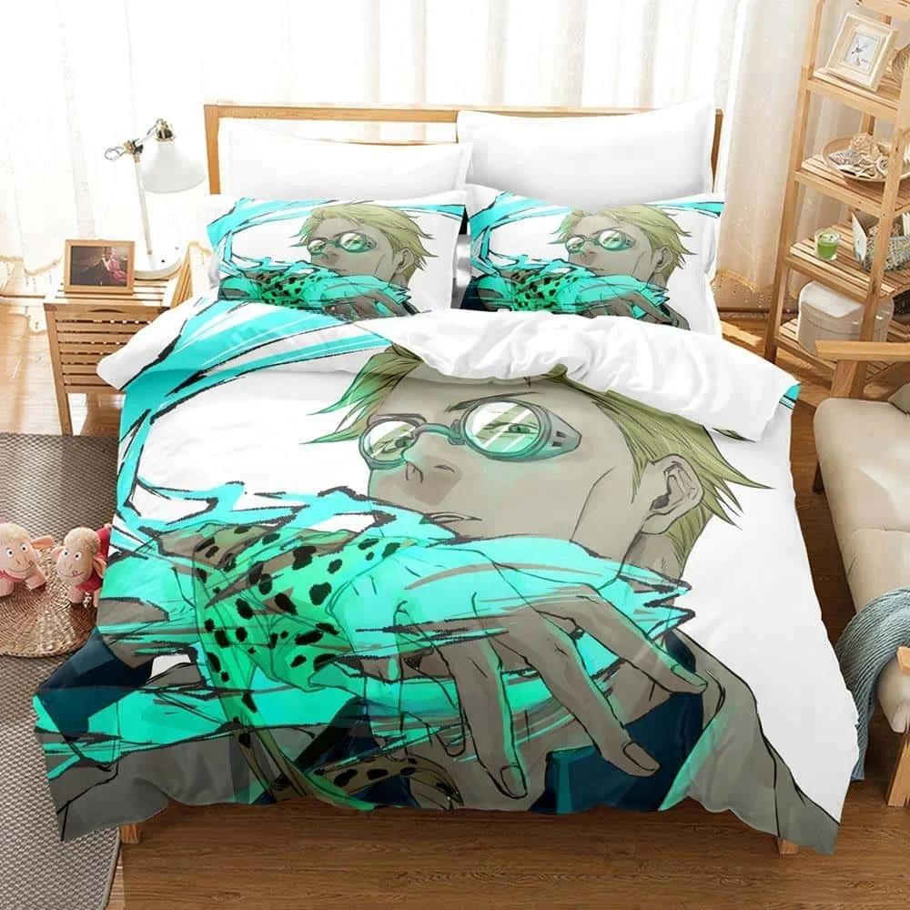 3D Cartoons Jujutsu Kaisen Kento Nanami Bedding Set Single Twin Full Queen King Size Bed Set Adult Kid Bedroom Duvet Cover Sets
