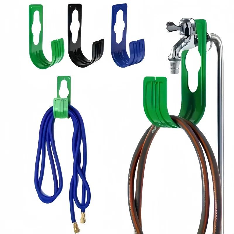 Garden Hose Hangers, Wall Mounted Heavy Duty Hose Hangers, Faucet Watering Hose Hangers, Exterior Wall Storage Hose Pipe Hangers