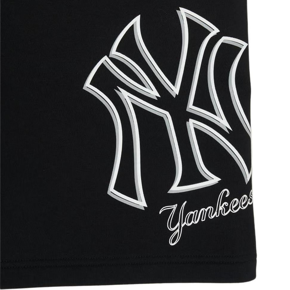 New MLB New York Yankees Casual Shorts Unisex Black 3ASPB0243-50BKS