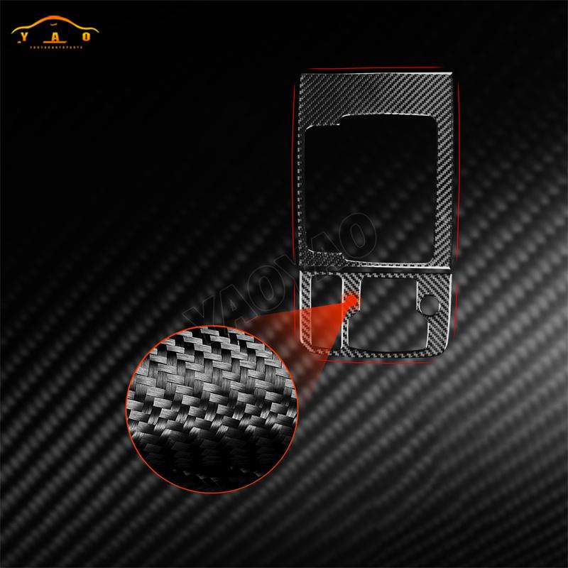 Carbon Fiber For Mazda CX5 2016 Gear Shift Panel Decoration Cover Sticker Decal Trim Car Interior Accessories