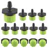 A84E-100Pcs 1/4Inch Adjustable Micro-Type Drip Irrigation System Watering Sprinklers Anti-Clogging Emitter Garden Supplies