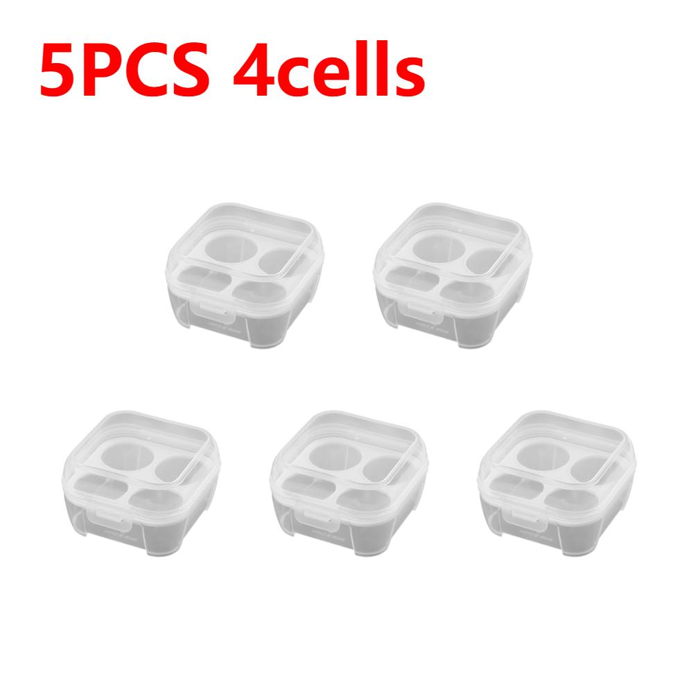 3/4/8 Grid Egg Holder Plastic Egg Protector Tray Portable Eggs Carrier Container Case for Refrigerator Camping Picnic Hiking