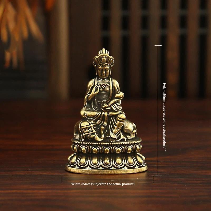 1Pcs New Brass Eight Guardian Statues, Zodiac Birth Figurines For Home And Desktop Decoration, Pocket-Sized