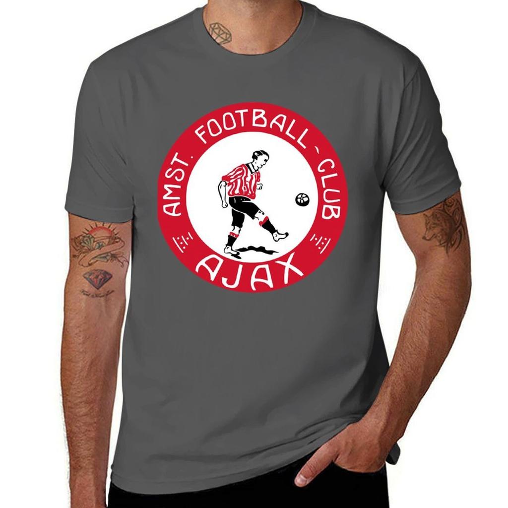 Ajax heel oud logo T-shirt Grote Mat Buiten Casual Top