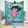 Dora Explorer Blanket Soft & Cozy Suitable for Picnics Couch Office Chair All-Season Use Digital Print Best Holiday Gift for Friends Family