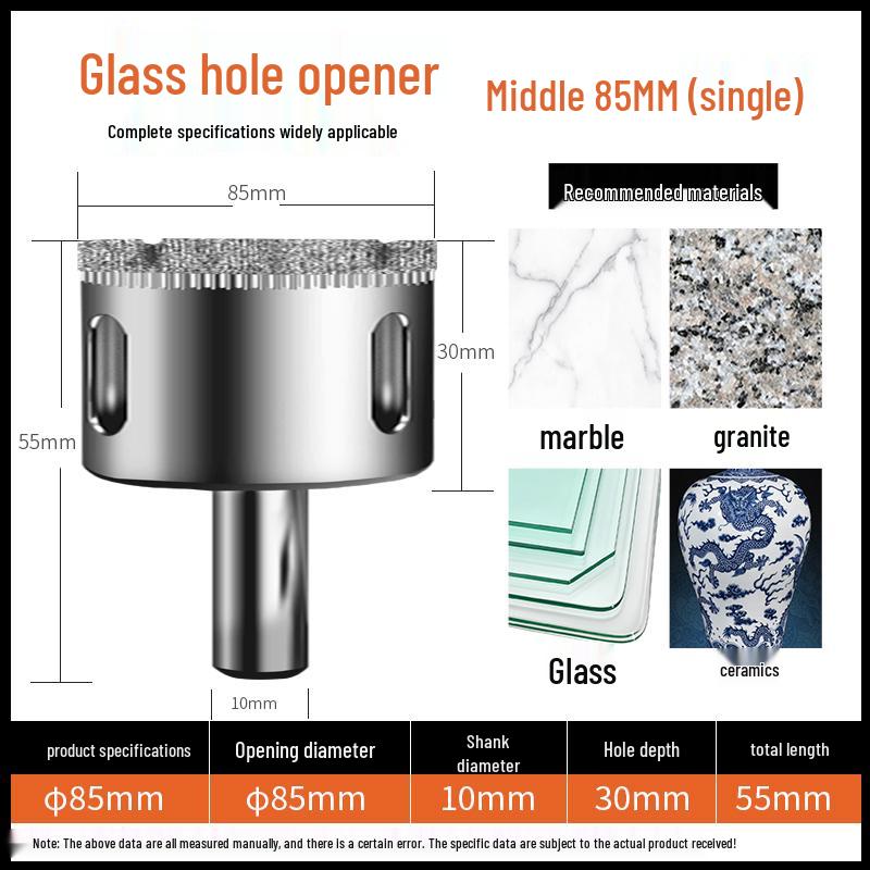 6mm Multifunctional Glass & Tile Drill Bit Set for Marble