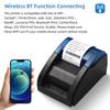 58mm Desktop Receipt Printer POS Printer Direct Thermal Printing Compatible with Android/iOS/Windows Support ESC/POS