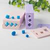 Diamonds Shape Clay Roller Moulds 2 Sizes Bead Making Tool Jewelry Crafting Essential Plastic Texture for Crafting