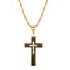 European and American Personality Niche Jewelry Accessories Double Cross Pendant Necklace