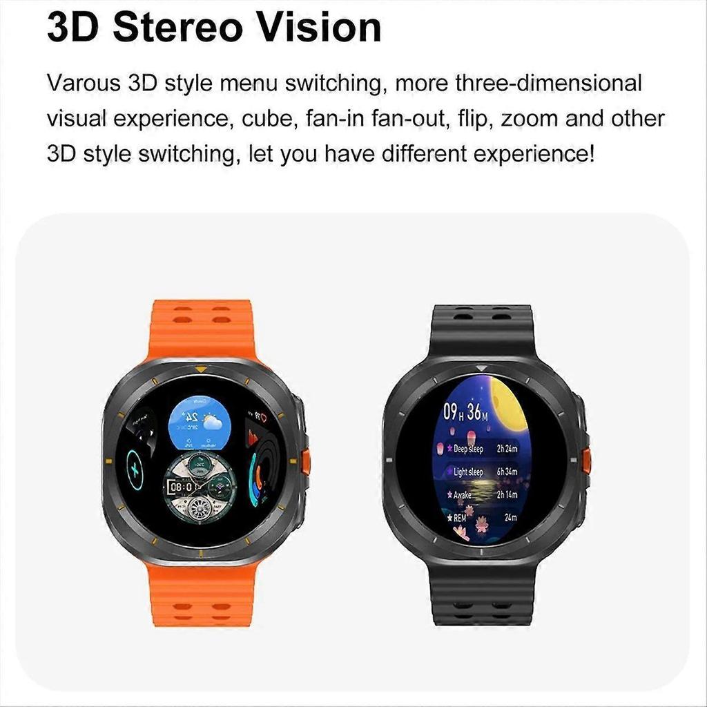 DT Watch Ultra 47mm Smartwatch Bluetooth-Anruf Kompass 3D-Menü Kabelloses Laden Serie 7 Smartwatch