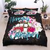 Camping Car Duvet Cover Travel Theme Bedding Set Cartoon Animal Camping Comforter Cover Full King For Teens Adult Camper Gifts
