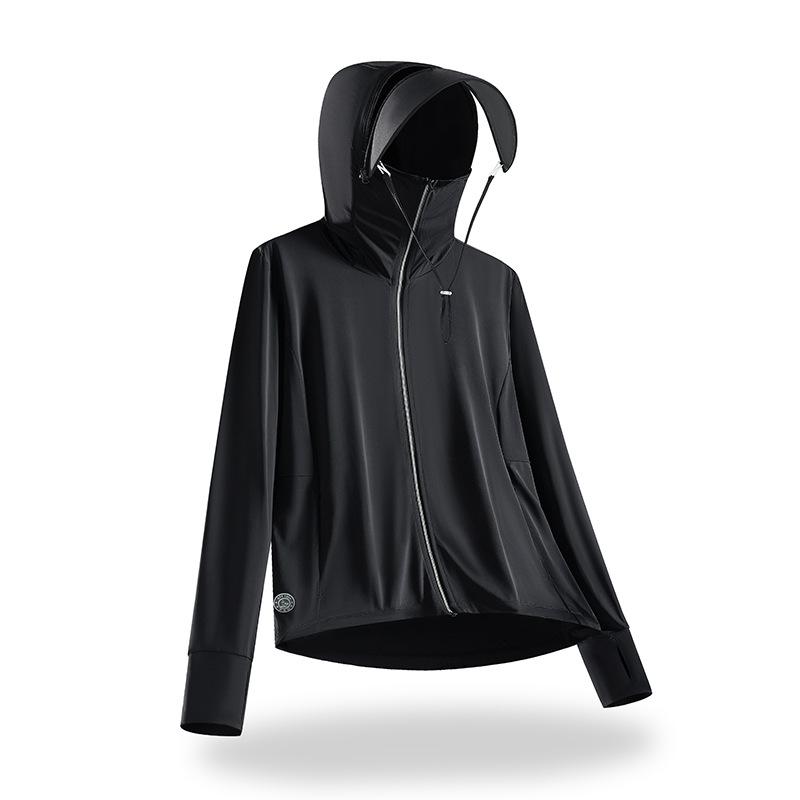 

Унисекс куртка с капюшоном для защиты от солнца из ледяного шелка UPF50+ M