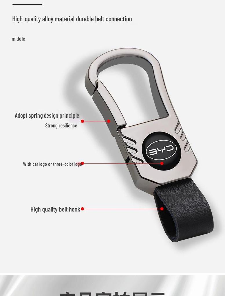 BYD F3 Key Cover for Old Models G3/F0/S6/S7/E6/L3 - High-End Men's Remote Control Car Bag Cover