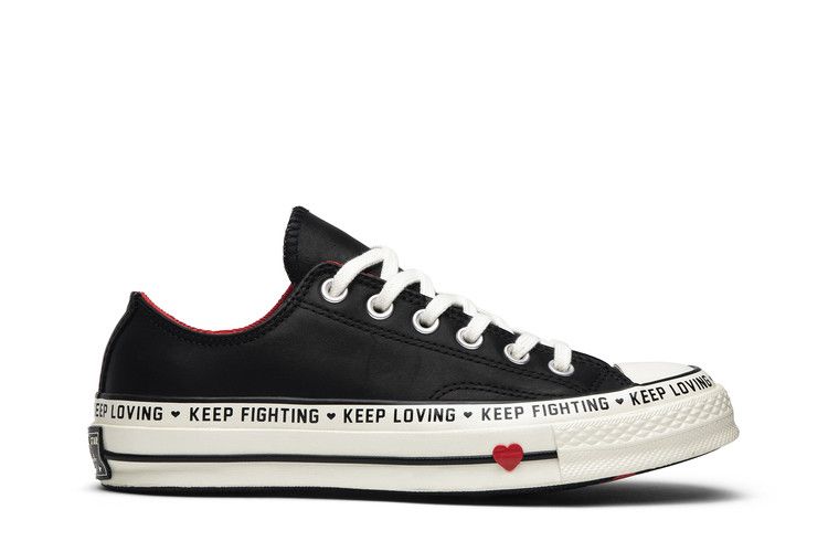 Women's Sneakers Converse Wmns Chuck 70 Low 'Love Graphic - Black'