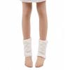 1 Pair Winter Women Cuffed Crochet Boot Cuffs Socks Knit Toppers Elastic Leg Warmers