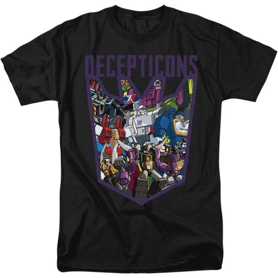 Popfunk Футболка с коллажем Десептиконов Трансформеров и Наклейки (Маленький) S