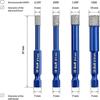 4pcs Diamond Drill Bits Set for Ceramic Tiles Porcelain Glass Stone 5mm 6mm 8mm 10mm
