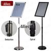 A4 Stainless Steel Floor Sign Holder
