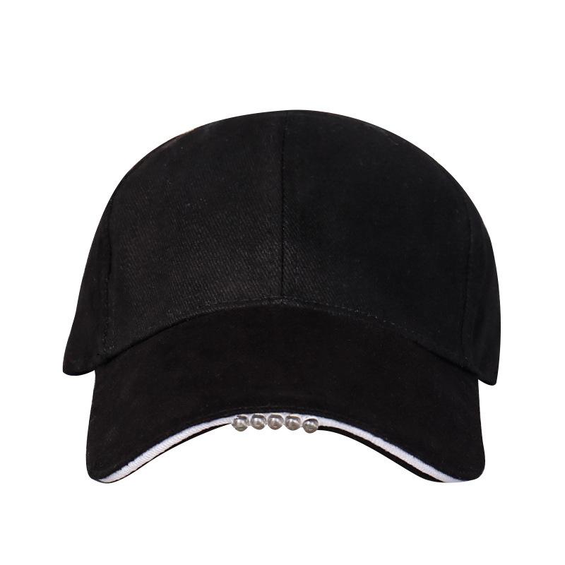 Induction led light luminous baseball cap outdoor lighting camping usb charging men's and women's fishing baseball cap