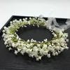 Boho Style Floral Headband Simulated Flower Wedding Headpiece Bridal Wreaths  Seaside Vacation